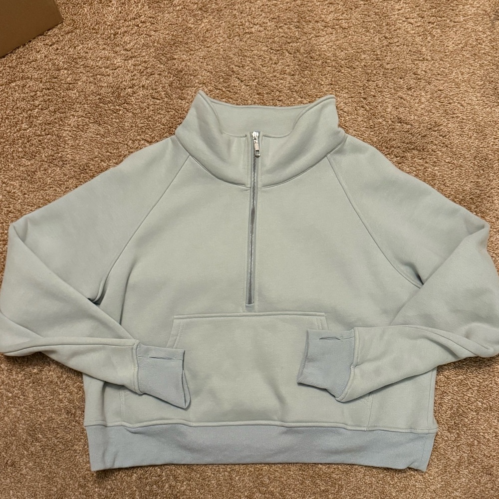 Women's Half-Zip Sweatshirt - Picture 5 of 6